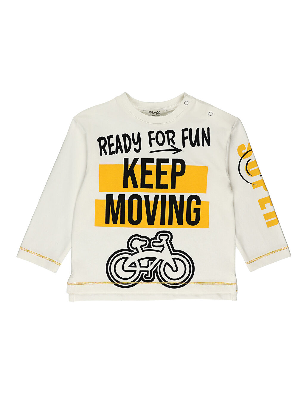 Ekru Erkek Çocuk Baskılı Tişört