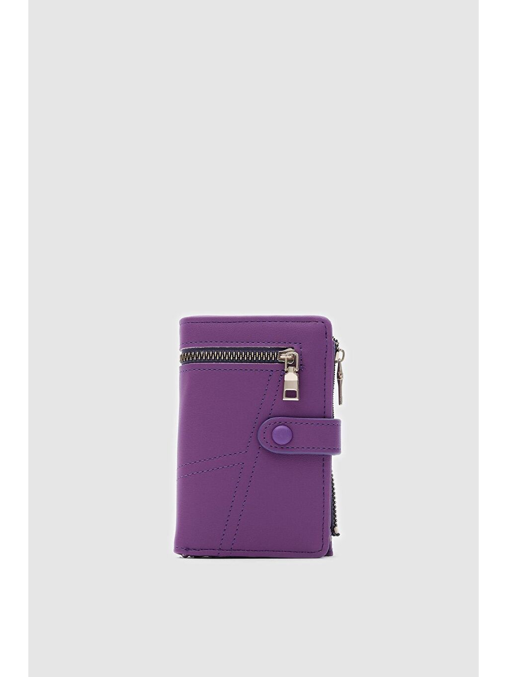 Earl Fermuarlı Cüzdan Mor
