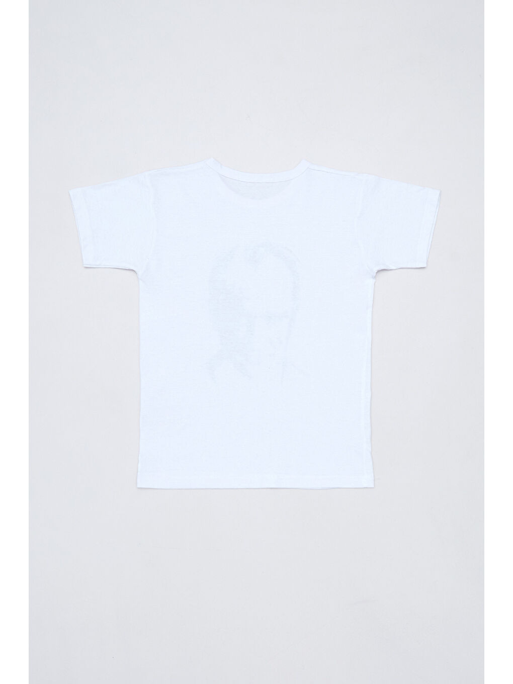 Beyaz Atatürk Baskılı Unisex Çocuk Tişört-3