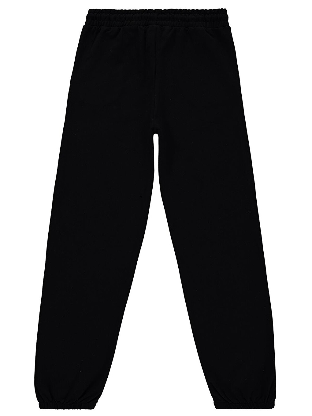 Girls Basic 6-9 Yaş Eşofman Altı - Siyah-1