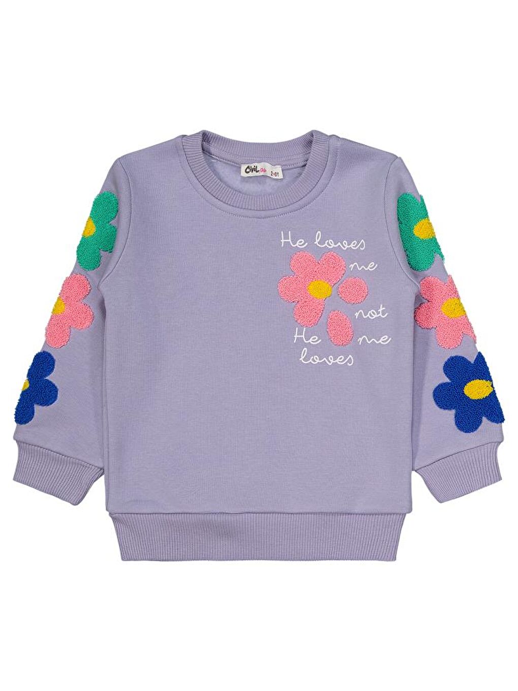 Girls Papatya Süzene 2-5 Yaş Eşofman Takımı - Lila5-6 Yaş-3