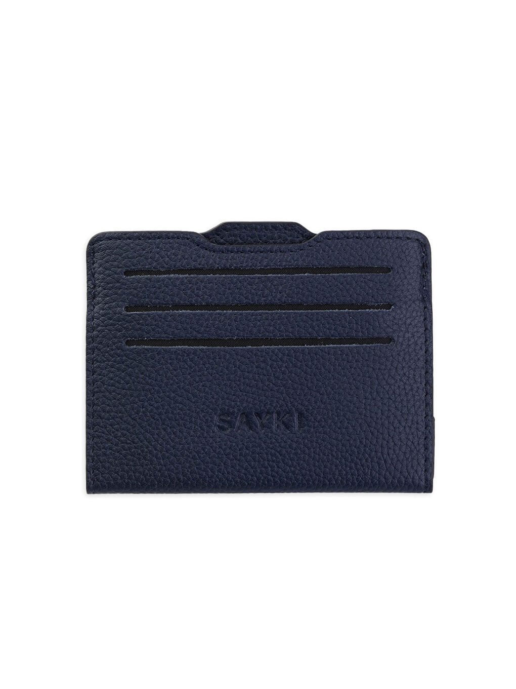 Lacivert Floter 100% Deri Cüzdan-1