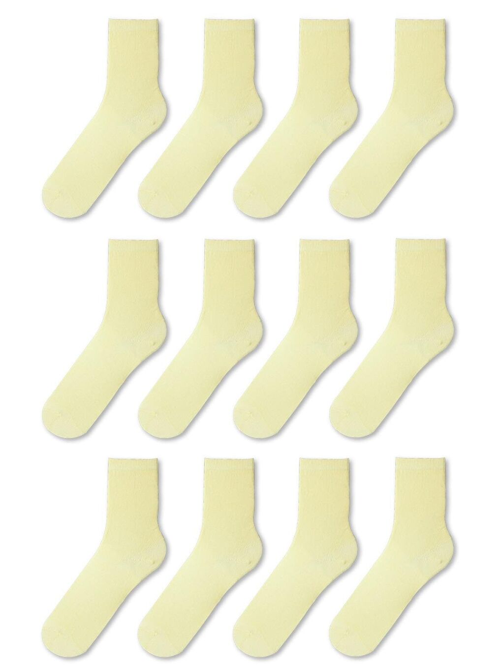 Çocuk 6'Lı Soket Çorap Sarı