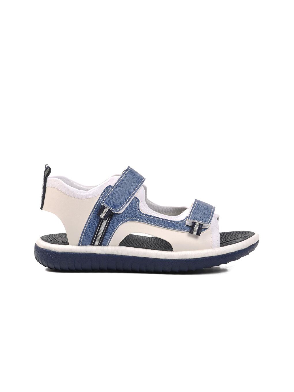 Beyaz Ortopedik Cırtlı Çocuk Sandalet 24-996-F