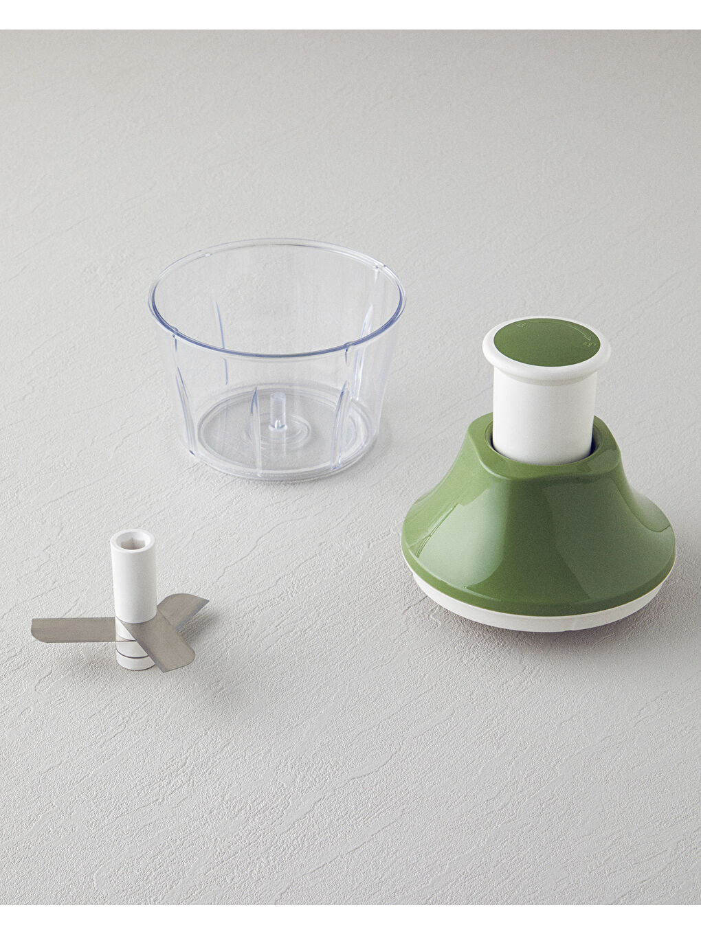 Alissa Plastik El Rondosu Mutfak Gereci 13,2x13,2x15,3 cm Yeşil-1