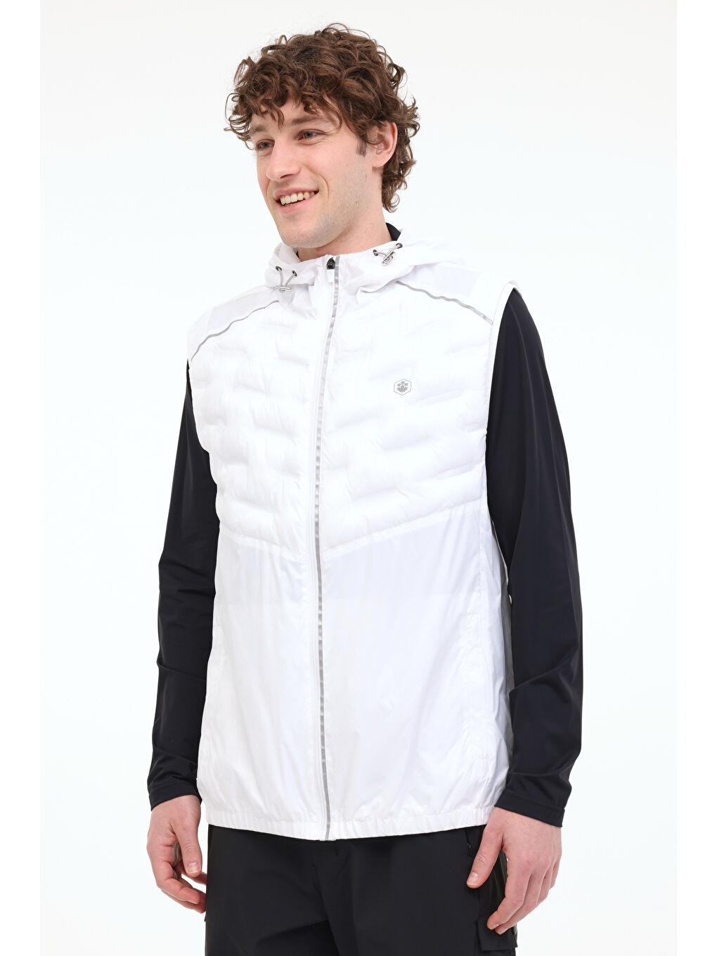 ML JIM 4PRF1-02 5FX Beyaz Erkek Yelek