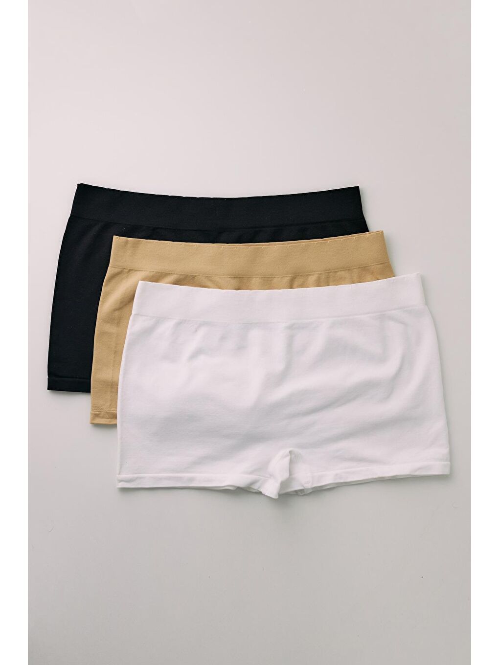 Karışık Kadın Basic 3'lü Seamless Boxer