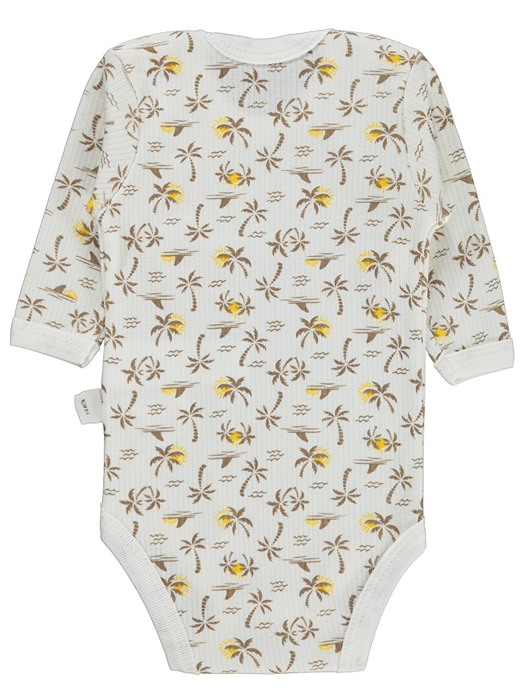 Baby Palmiye Empirme 1-36 Ay Çıtçıtlı Badi - Ekru-2