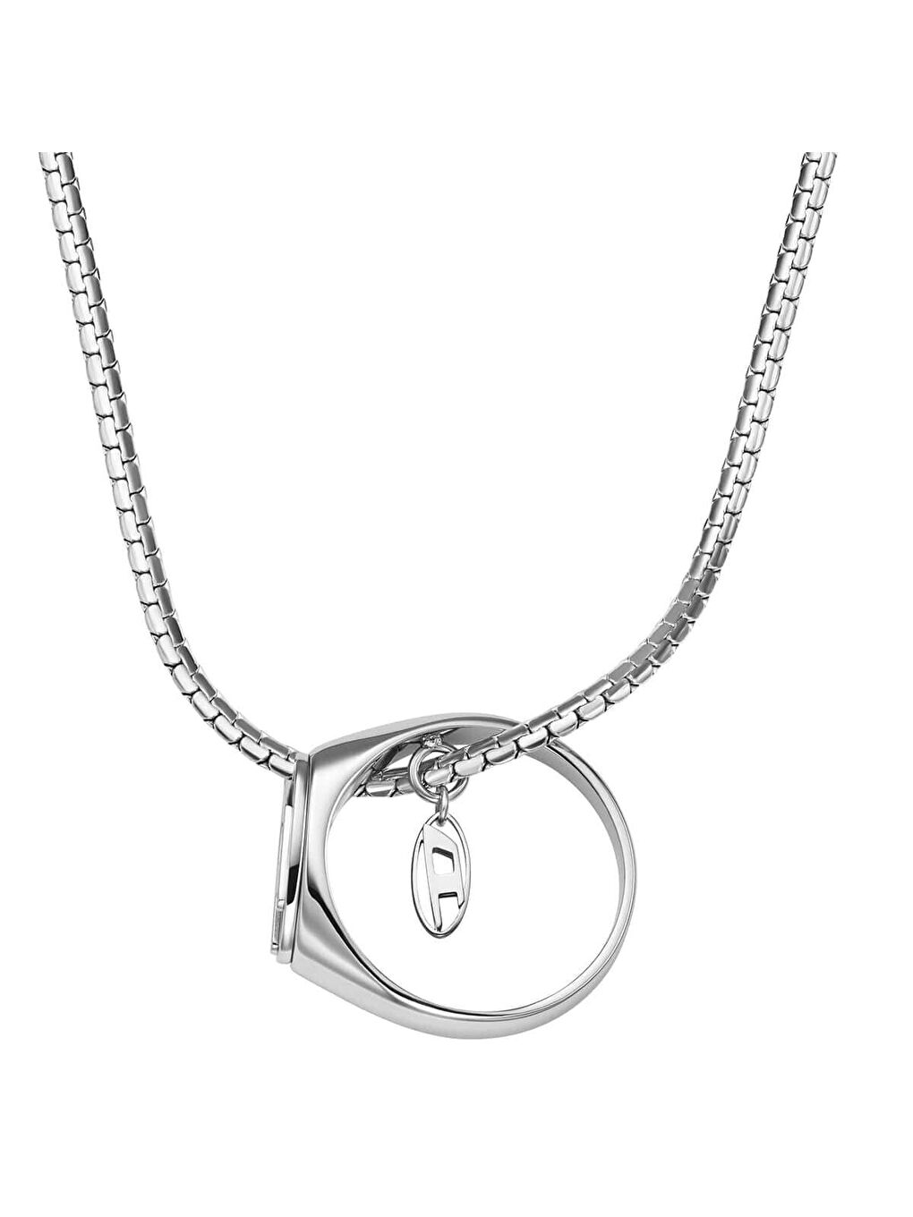 Gri DJDX1644-040 Erkek Kolye-3