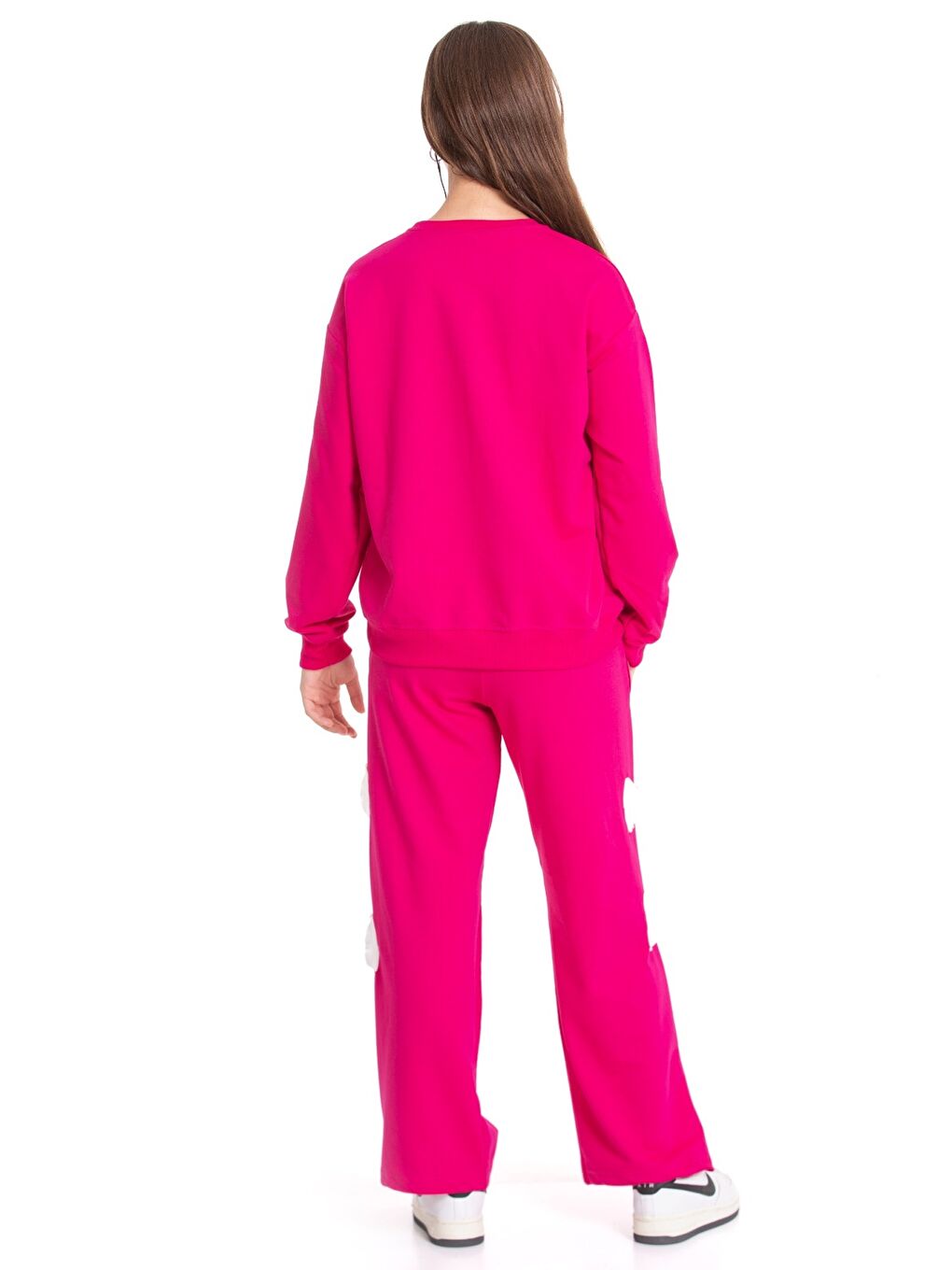 Fuşya Kız Çocuk Fiyonk Süslemeli 2 İplik Alt-Üst Takım 12223.1-4