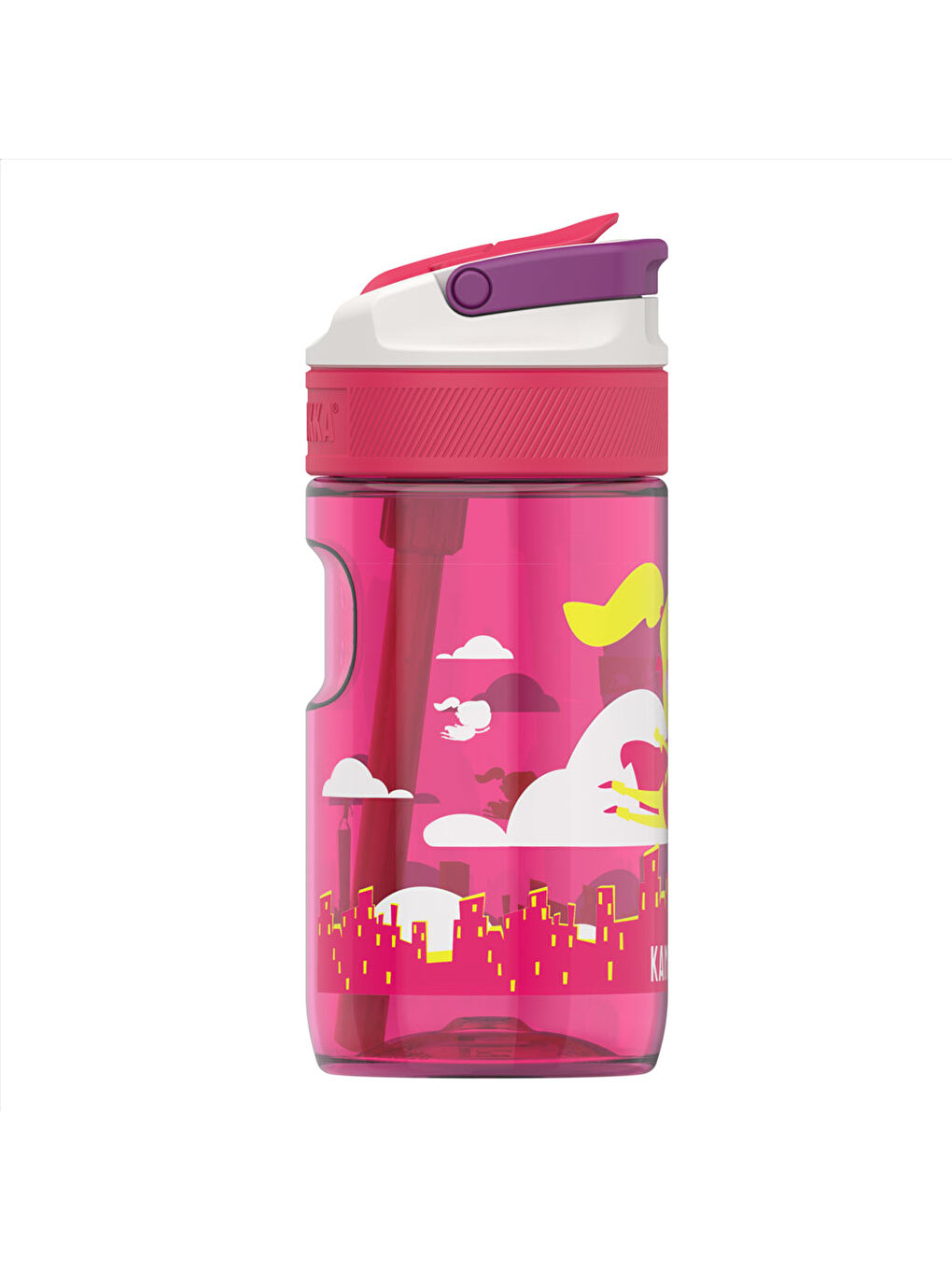 Kambukka Pembe Lagoon Çocuk Matarası 400 ml Fliying Supergirl KA11-04015 - 3