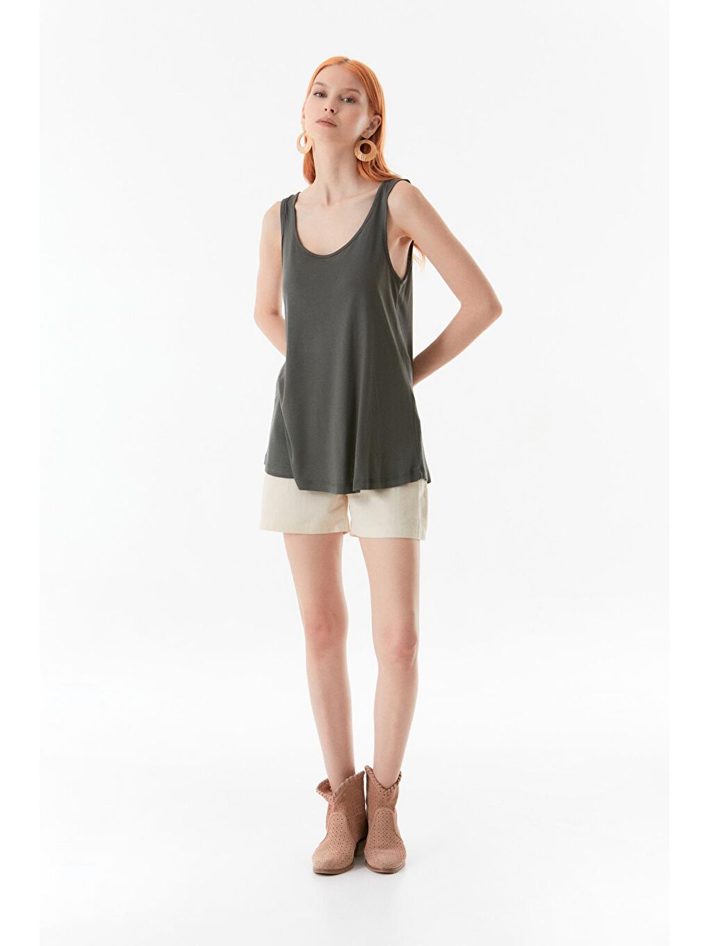 Haki Basic U Yaka Body-1