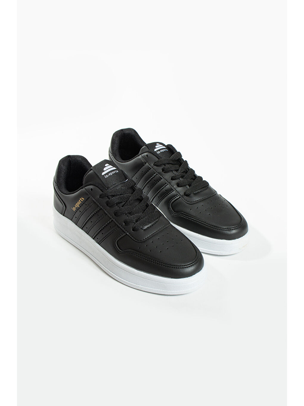 Siyah Kadın Ortopedik Sneakers Ve Spor Ayakkabı-1