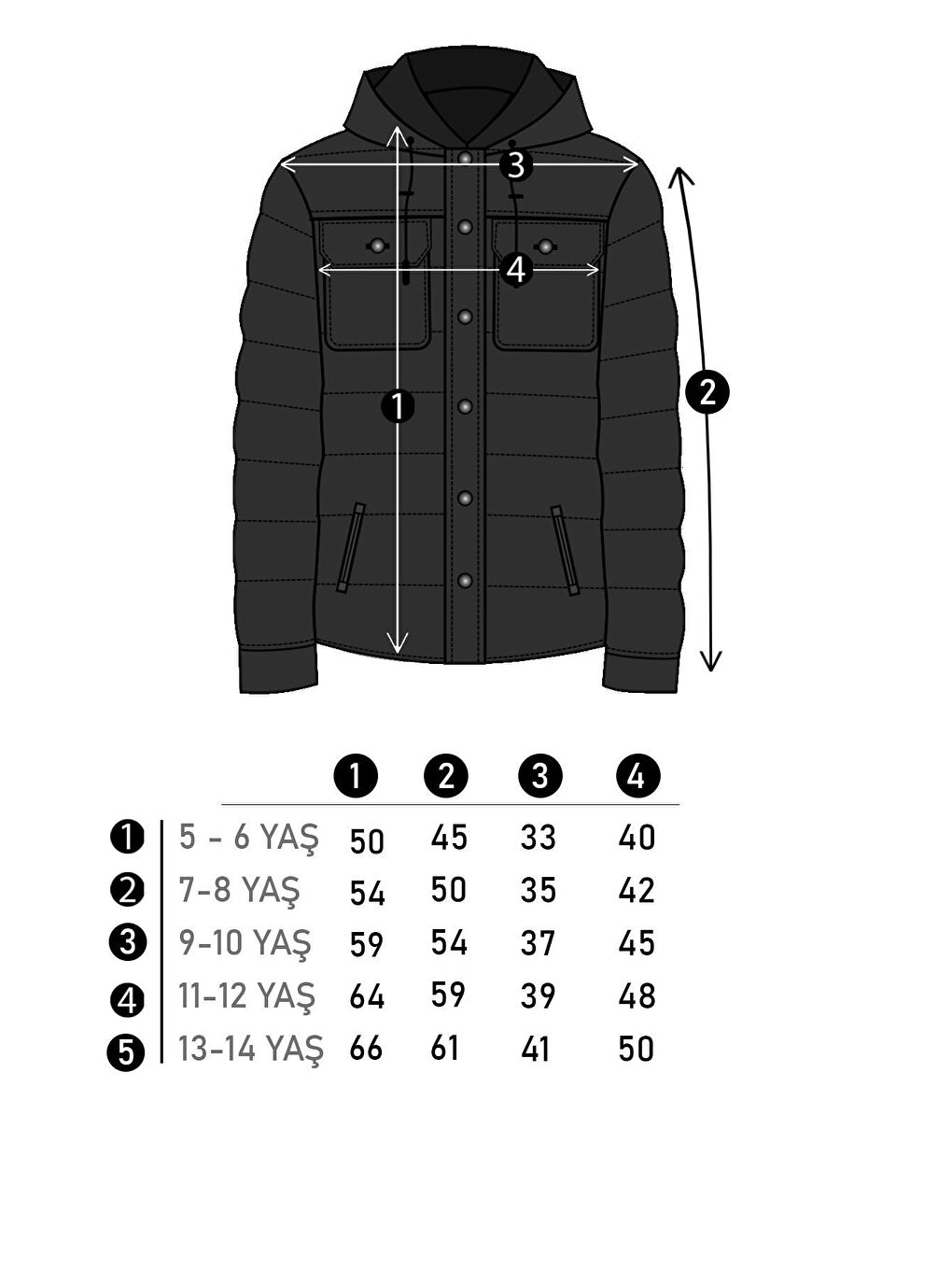 Lila Kız Çocuk Fermuarlı Astarlı Kalın Şişme Mont-2