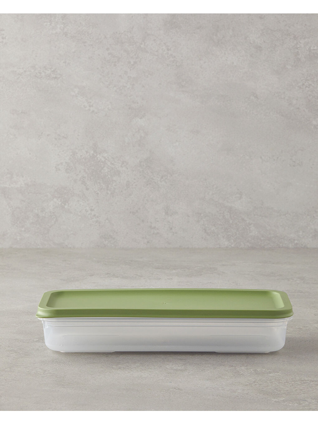 Alice Plastik Saklama Kabı 1200 ml Zeytin Yeşili