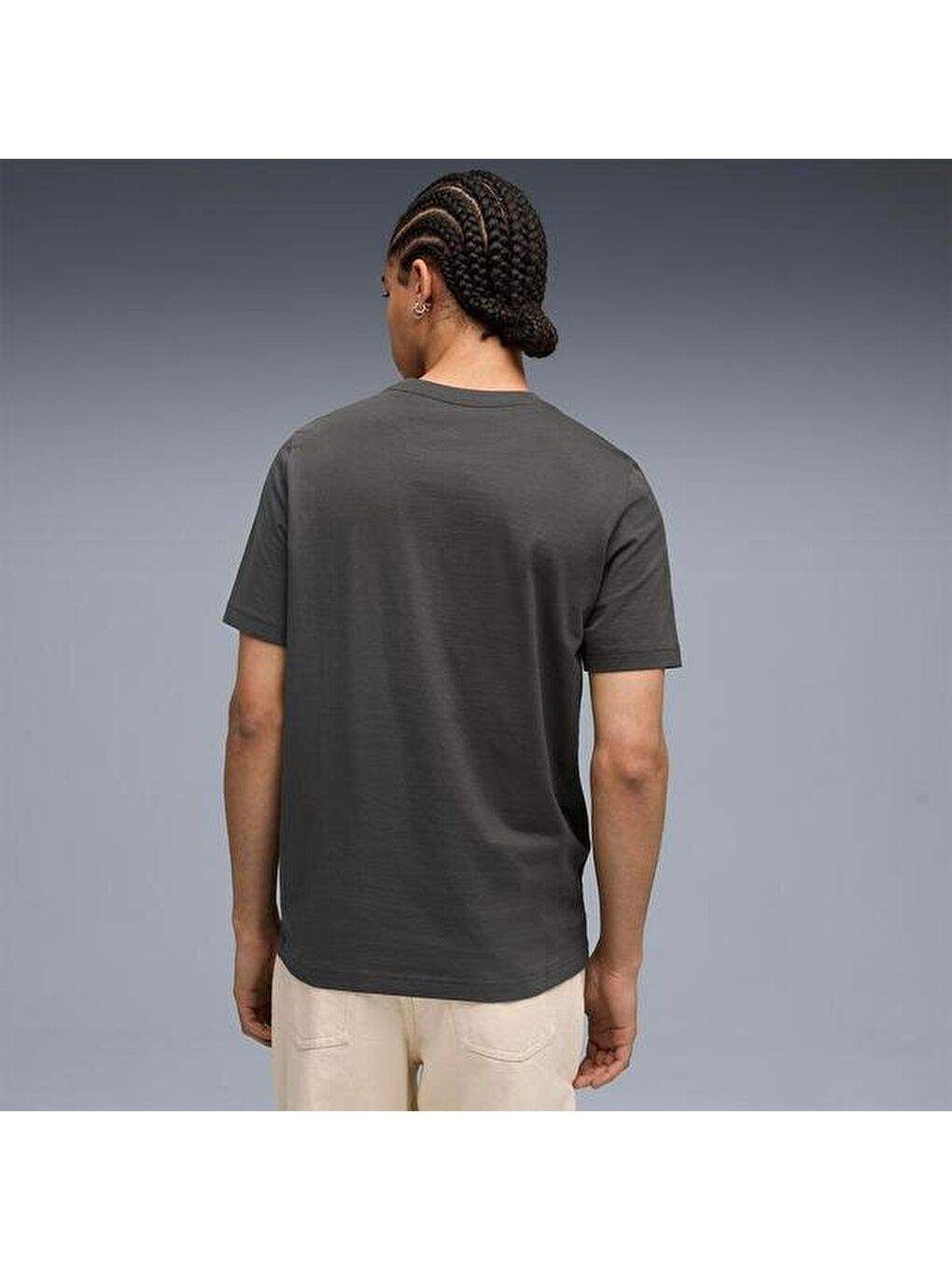 Essentials Elevated Erkek Gri Tişört-1