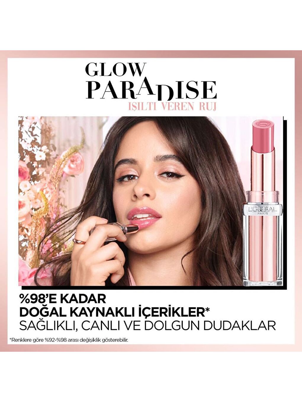 L'Oreal Paris Nude Glow Paradise Balm-in-Lipstick - Işıltı Veren Ruj 191 Nude Heaven - 2