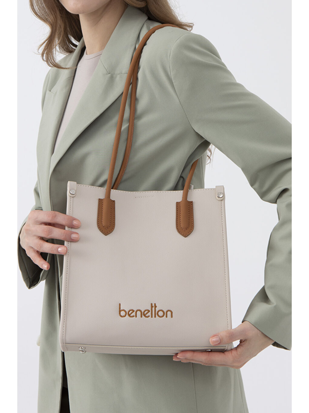 Kadin Kol Çantasi Bej-Camel BNT1610