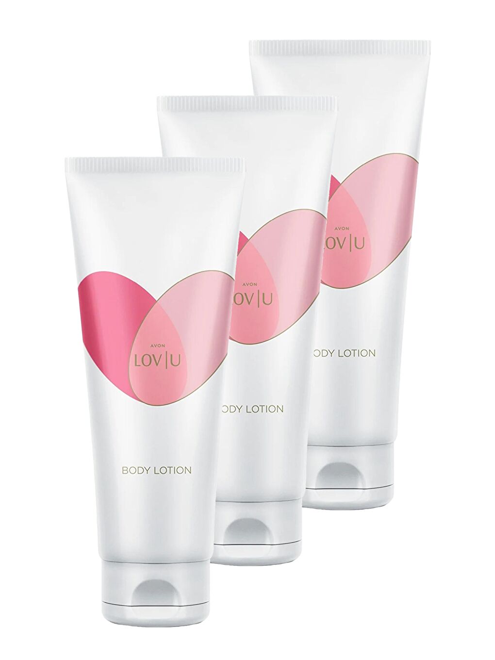 AVON Renksiz Lov U Kadın Kadın Vücut Losyonu 125 Ml. Üçlü Set