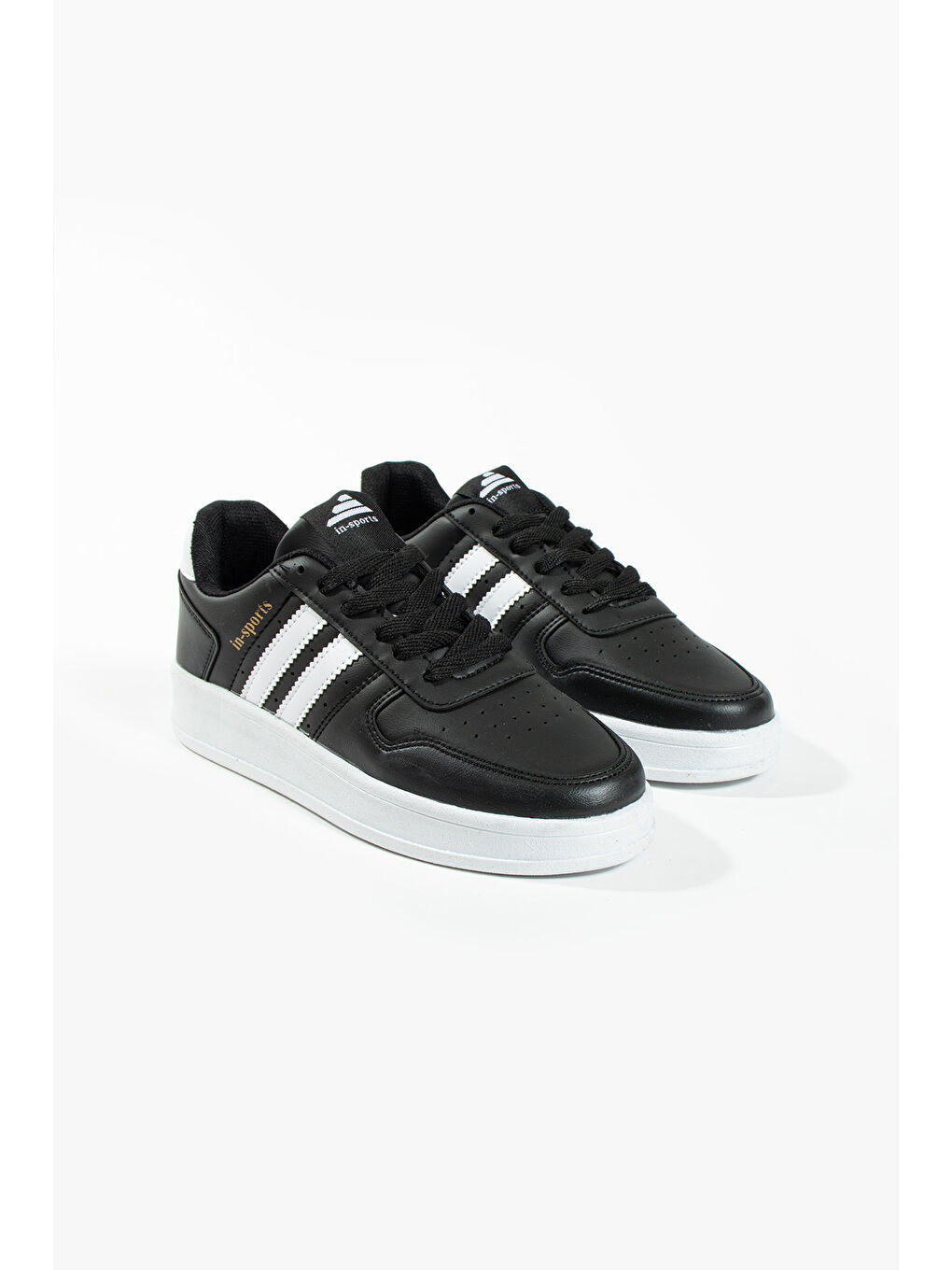 Siyah Kadın Ortopedik Sneakers Ve Spor Ayakkabı-1