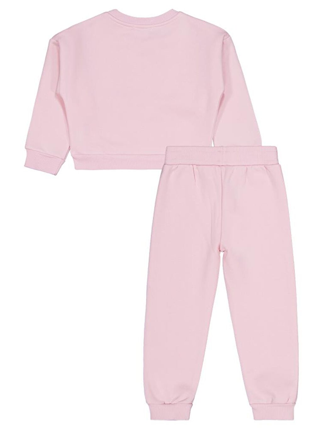 Pembe Girls Paris Baskılı 2-5 Yaş Eşofman Takımı-2