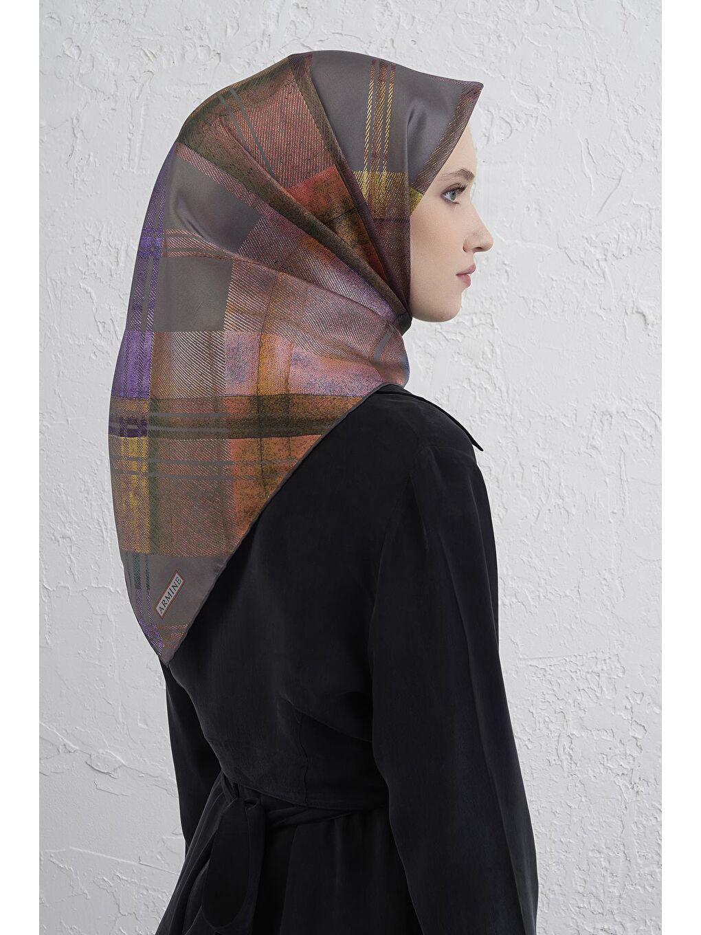 Karışık Saf İpek Sura Eşarp 9424D 06-1