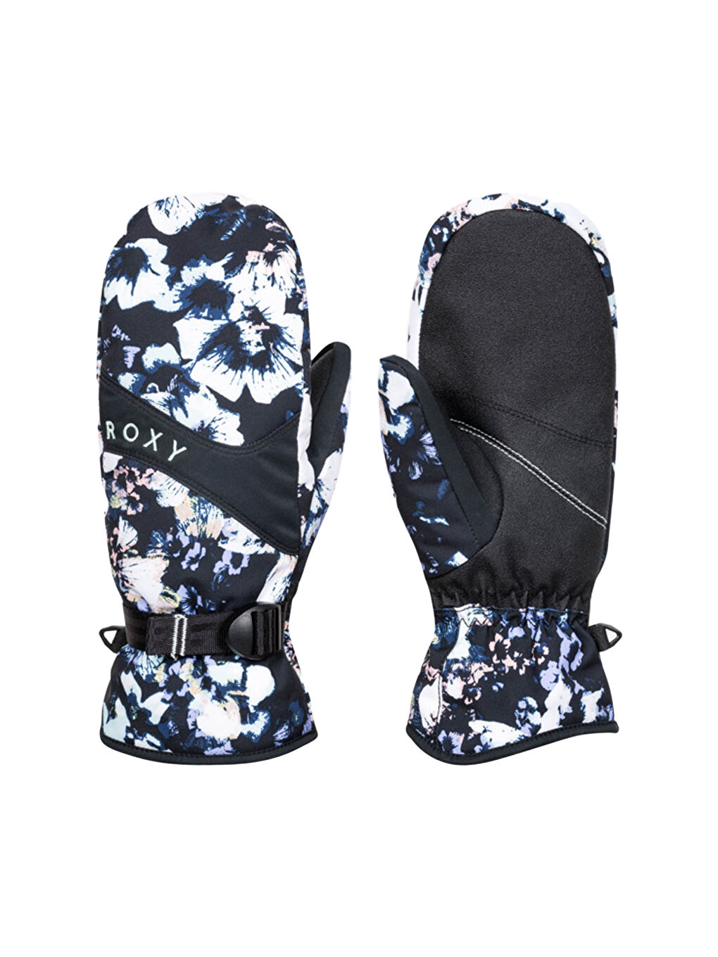 Siyah Kadın Kar Kayak Eldiveni Jetty Mitt