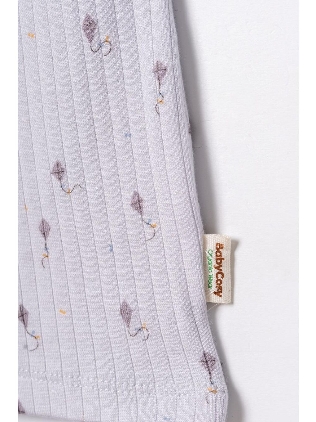 Gri Bebek Kısa Kollu Tişört ve Pantolon Takımı, %100 Pamuk, Bebek ve Yenidoğan Serisi - CSYM31114-3