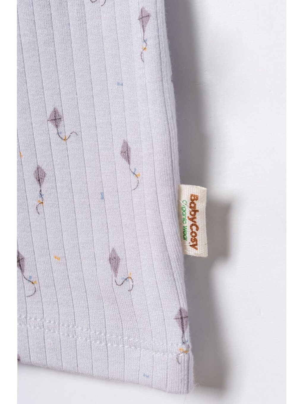 Gri Bebek Kısa Kollu Tişört ve Pantolon Takımı, %100 Pamuk, Bebek ve Yenidoğan Serisi - CSYM31114-7