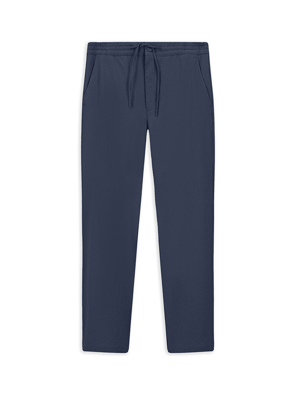 İndigo Regular Fit Beli Bağcıklı Lastikli Klasik Pantolon