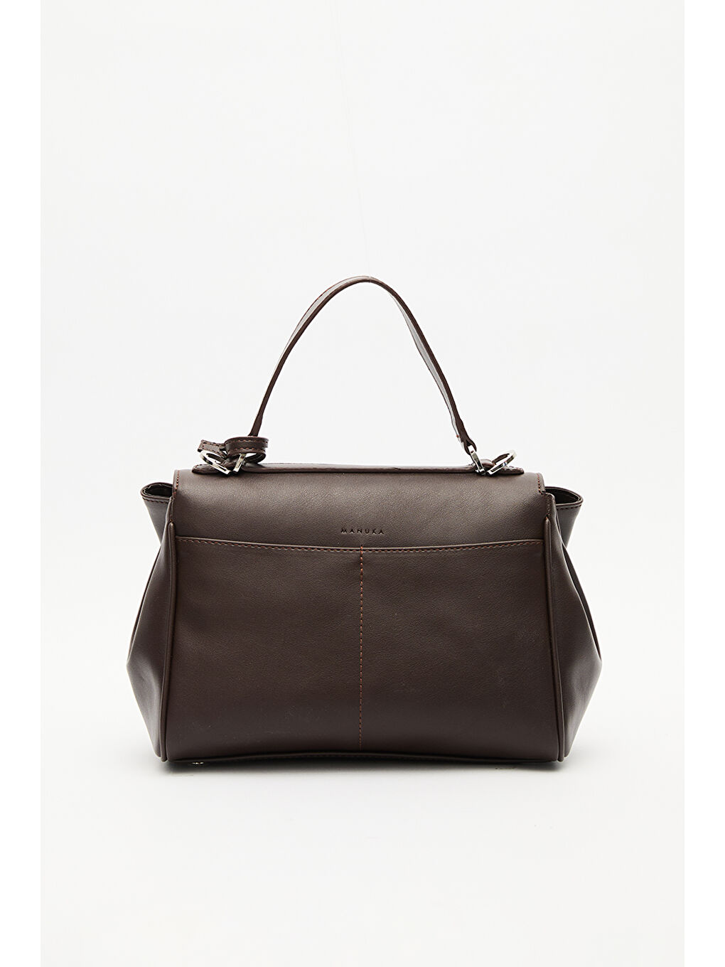 Kahverengi Arte Omuz Çantası Acı Kahve-4