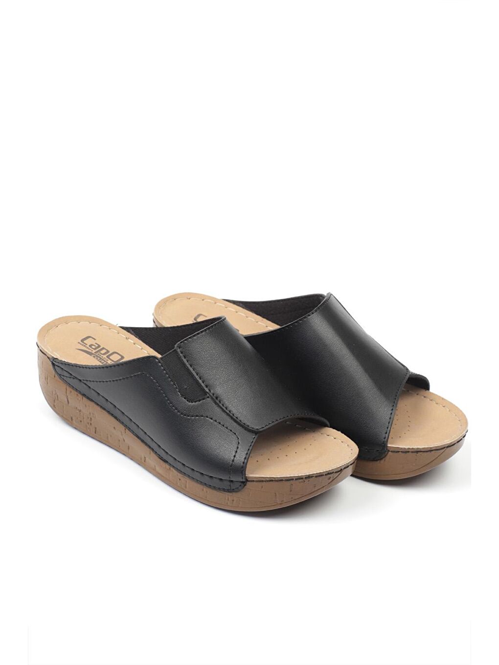 Siyah Z5414 Kadın Konfor Anatomic Terlik-1