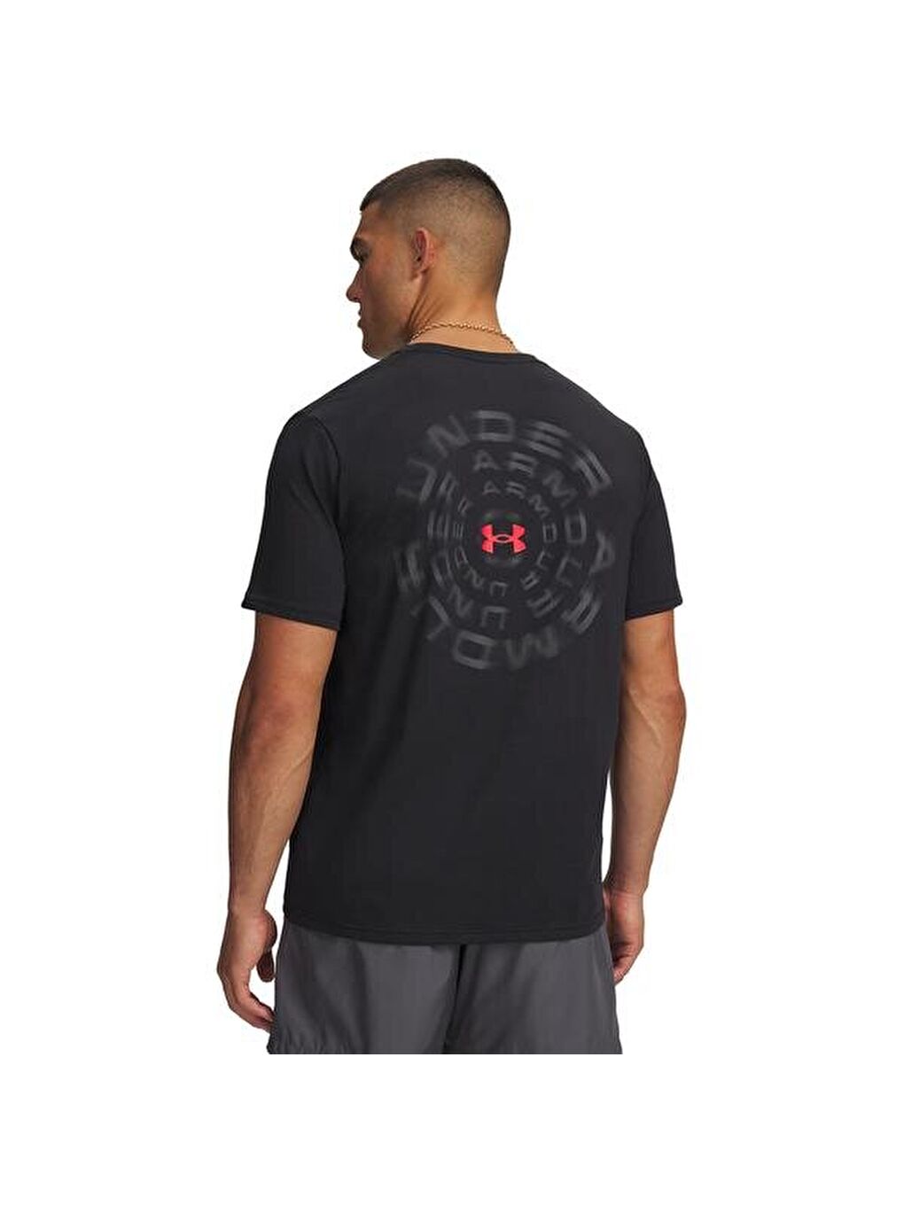 Blur Wordmark Erkek Siyah Tişört-1