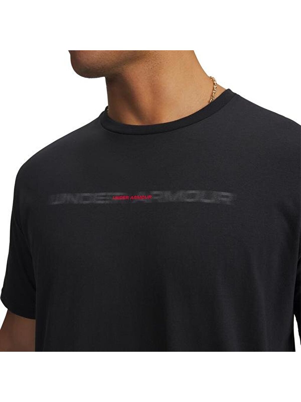 Blur Wordmark Erkek Siyah Tişört-2