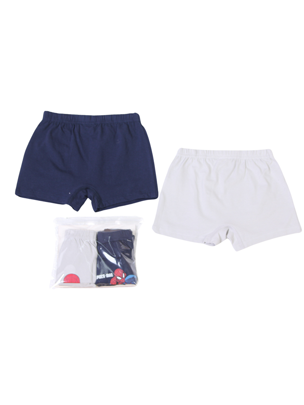 Gri Spider-Man Erkek Çocuk 2'li Boxer Pl22464-1