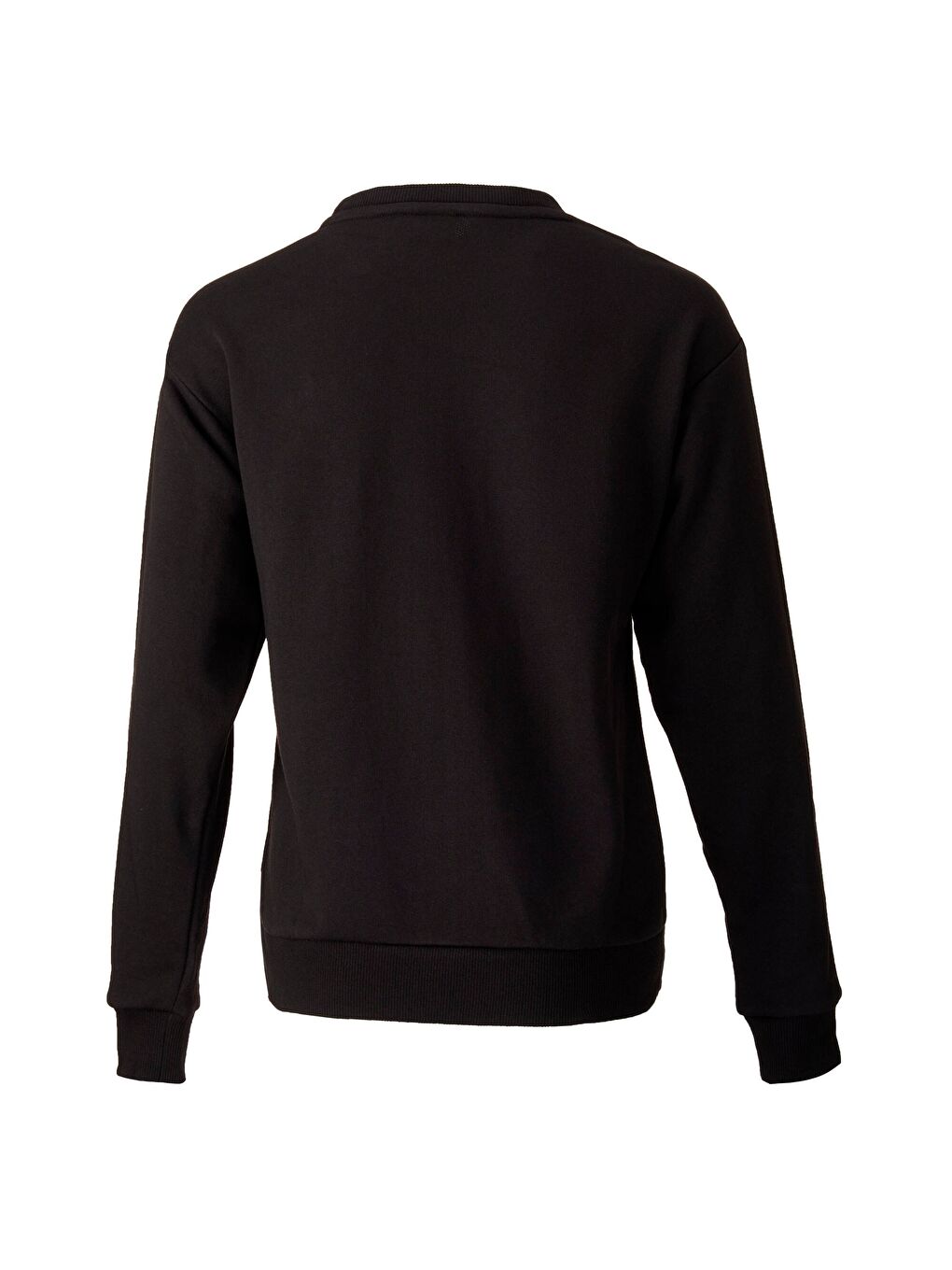 Siyah Essentials Crew Kadın Sweatshirt-1