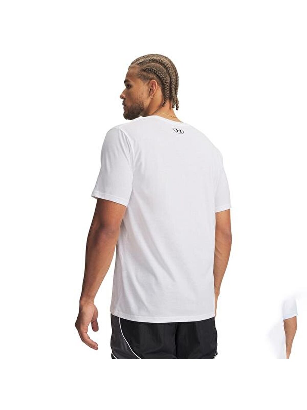 Camo Chest Stripe Erkek Beyaz Tişört-1