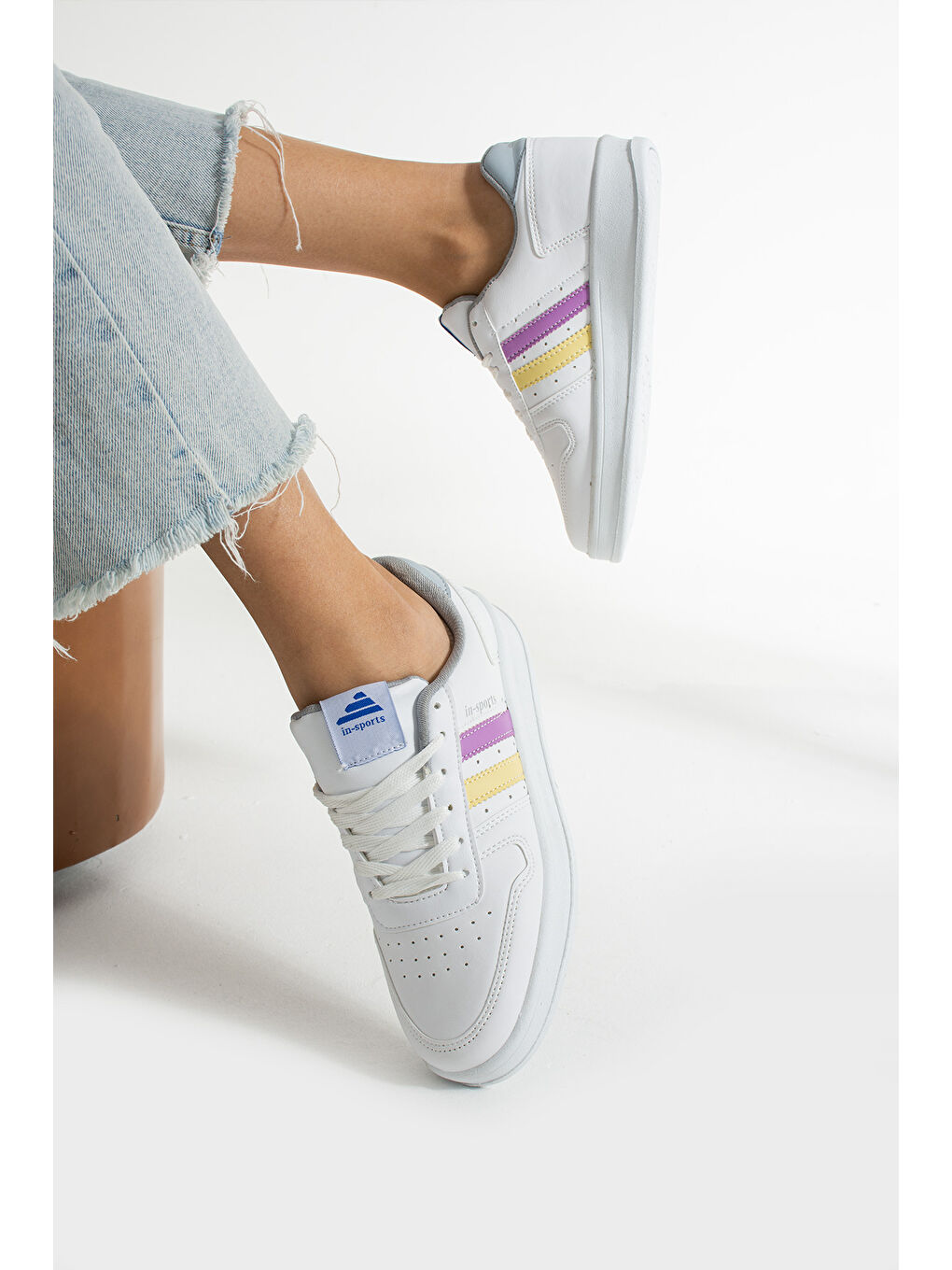 Beyaz Kadın Ortopedik Sneakers Ve Spor Ayakkabı-2