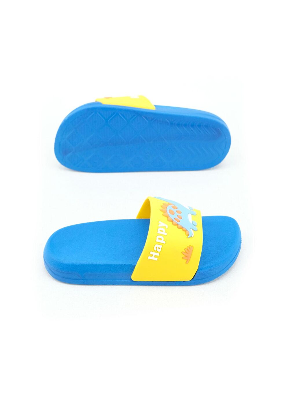 Sarı Yazlık Erkek Çocuk Banyo Bahçe Havuz Günlük Terlik-4