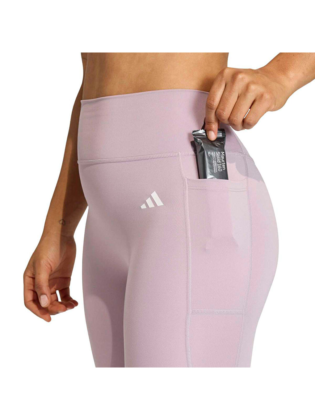 Optime Essentials Ön Dikişsiz Kadın Pembe Tayt-1