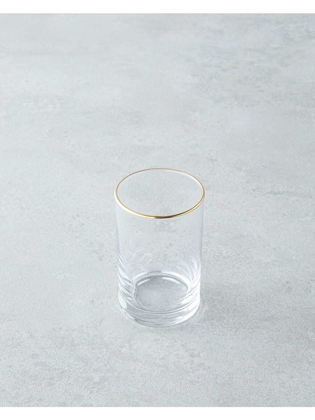 Sarı Glint Cam 6'lı Kahve Yanı Bardak 125 ml Gold-1