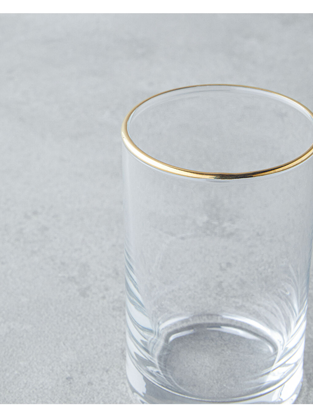 Sarı Glint Cam 6'lı Kahve Yanı Bardak 125 ml Gold-2