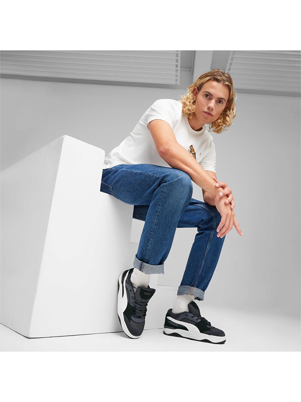 Siyah PUMA-180 Sneaker-1