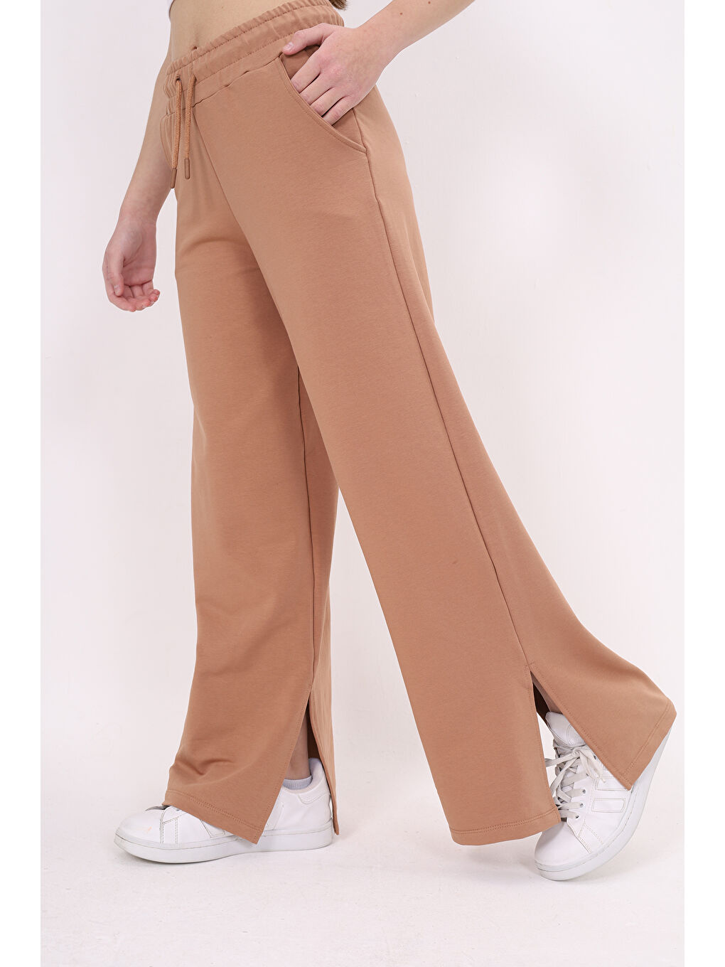 Kahverengi Kız Çocuk Eşofman Alt-2