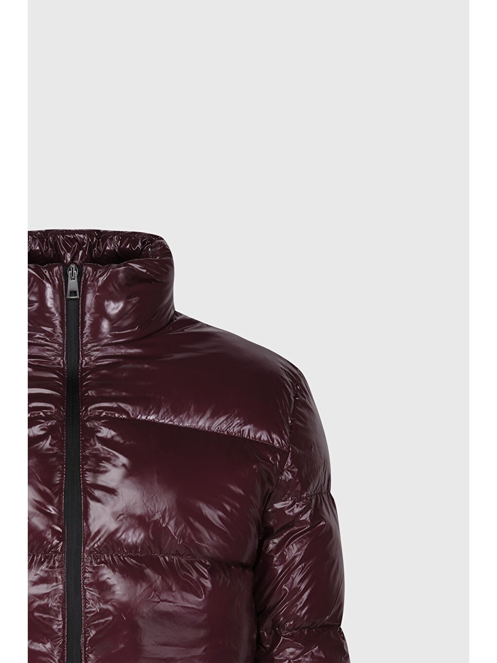 Erkek Bordo Standart Fit Soğuk Geçirmez Casual Şişme Mont-8