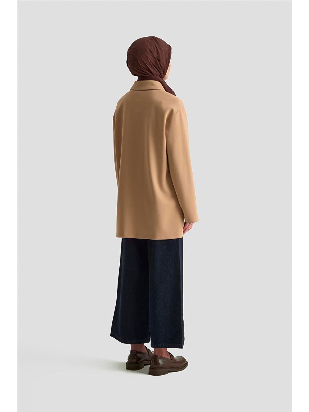 Bej Polo Yaka Tunik 25Kd1015 Vizon-3