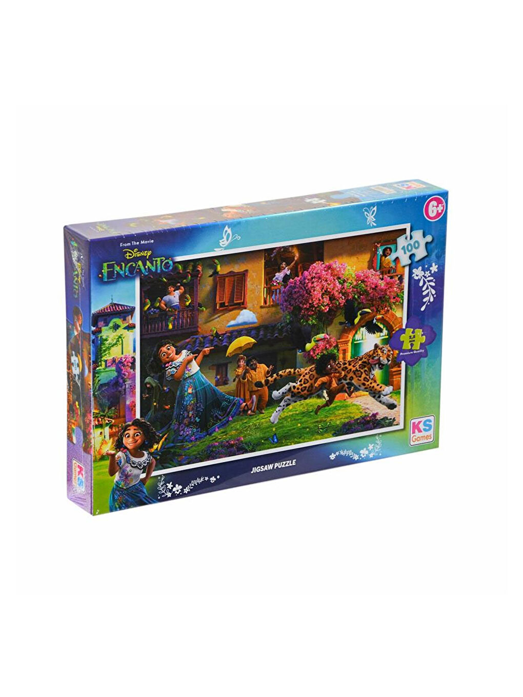 KS GAMES Renksiz Puzzle 100 Parça Jigsaw ENC714