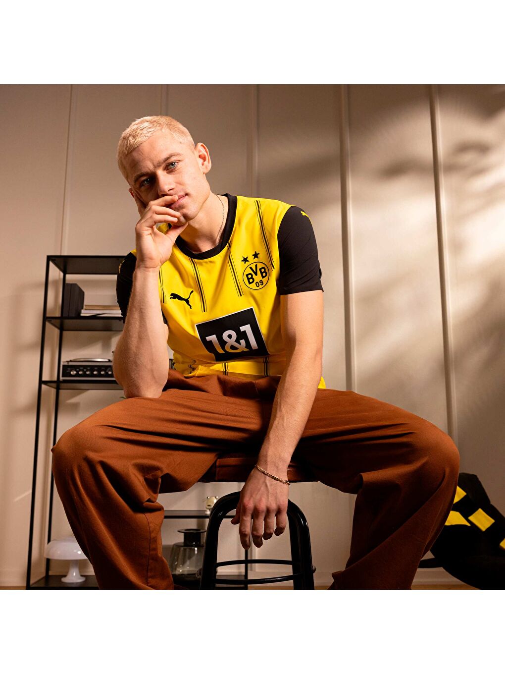 Sarı Borussia Dortmund 24/25 Erkek İç Saha Forma