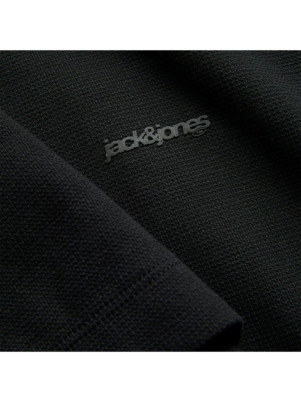 Tarmac Fabric Crew Neck Erkek Siyah Yuvarlak Yaka Tişört-2