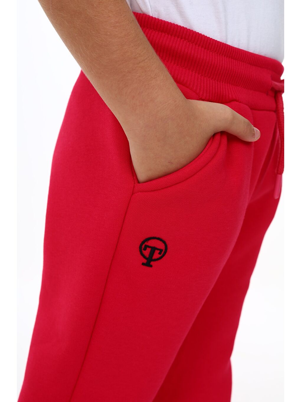 Fuşya Kız Çocuk Nakışlı Eşofman Alt-1